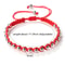 Lucky Red Bracelet Adjustable Braided String With Copper Beads For Protection Style 5