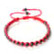 Lucky Red Bracelet Adjustable Braided String With Copper Beads For Protection Style 6