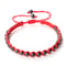 Lucky Red Bracelet Adjustable Braided String With Copper Beads For Protection Style 6