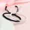 Yin Yang Couple Bracelets Adjustable Handmade Protection Love Wristband Set 2
