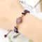 Purple Agate Bracelet Natural Gemstone Beaded Healing Crystal Jewelry 2