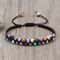 4mm Natural Stone Bracelet For Men And Women Adjustable Braided Meditation Beaded Bracelet 1