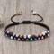 4mm Natural Stone Bracelet For Men And Women Adjustable Braided Meditation Beaded Bracelet 1