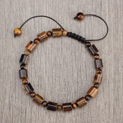 tiger eye bracelet for men and women natural stone agate beaded bracelet
