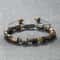 Tiger Eye Bracelet For Men And Women Natural Stone Agate Beaded Bracelet 3
