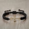 FaithGuard Crystal Cross Adjustable Braided Bracelet 0