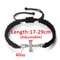 FaithGuard Crystal Cross Adjustable Braided Bracelet 5