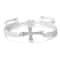 FaithGuard Crystal Cross Adjustable Braided Bracelet 9