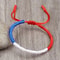 Chile Netherlands Flag String Bracelet Adjustable Braided Rope Couple Bracelet 0