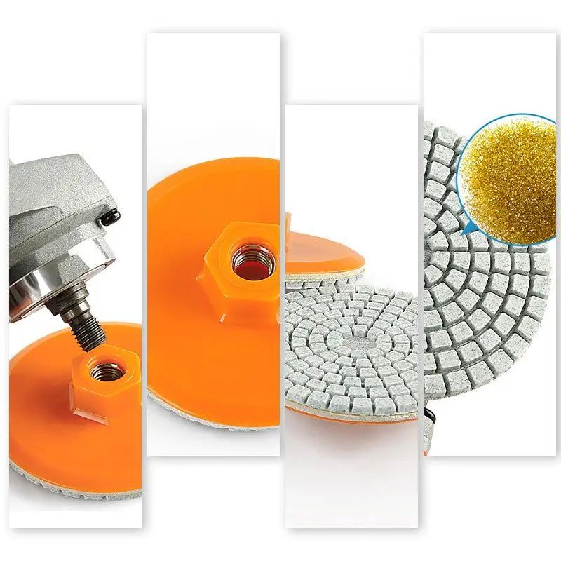 80mm Tile Polishing Disc For Angle Grinders Dry Chamfering Wheel For Ceramic Marble Quartz 4