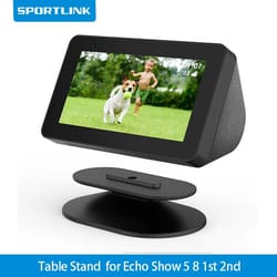 magnetic adjustable echo show stand with anti-slip base for echo show 5 & 8