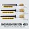 Premium Boar Hair Car Detailing Brush Set For Interior Exterior Cleaning 3