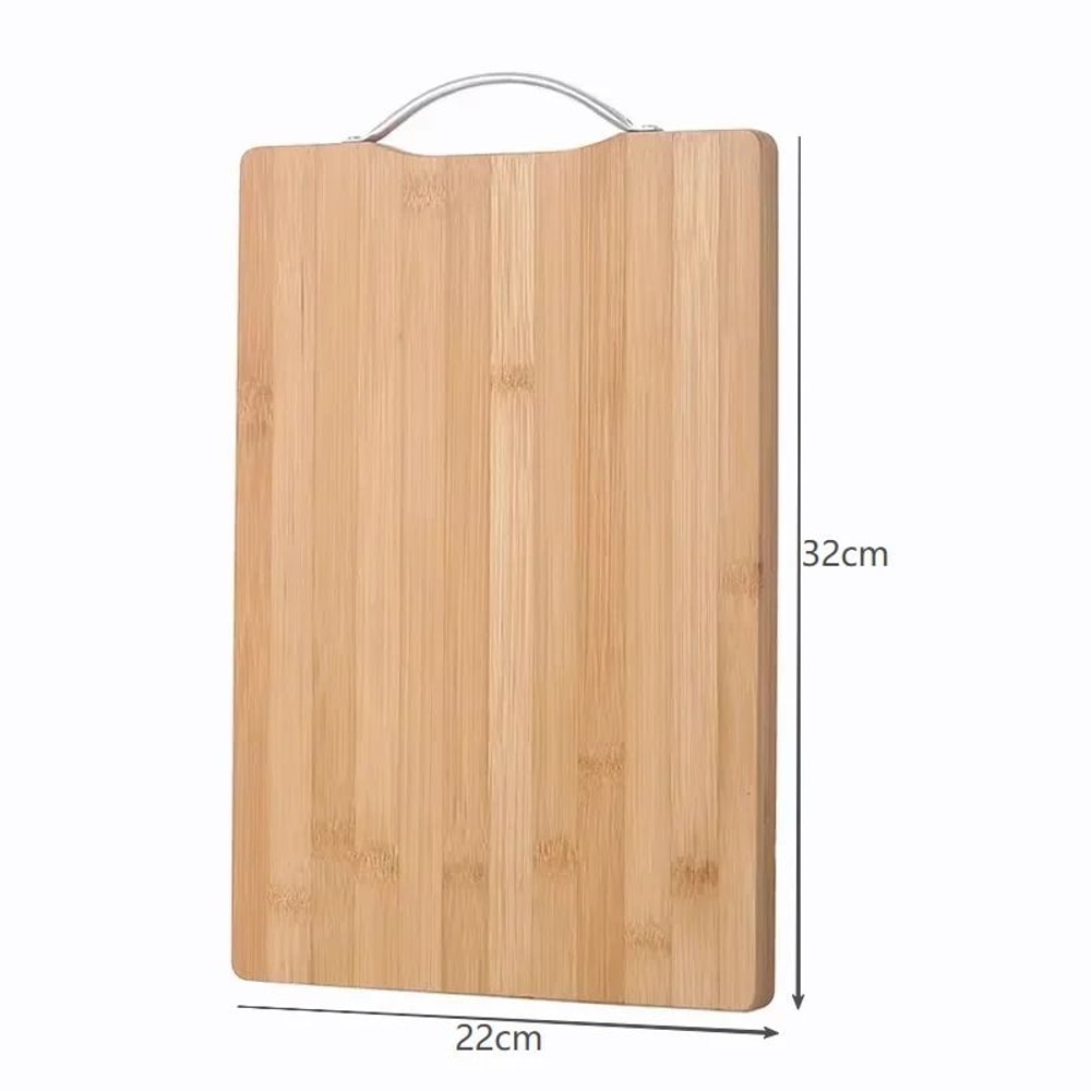 Large Bamboo Cutting Board For Kitchen DoubleSided Wood Chopping Board 7