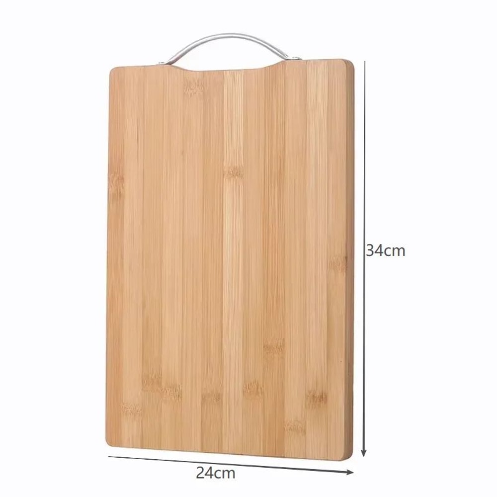Large Bamboo Cutting Board For Kitchen DoubleSided Wood Chopping Board 8