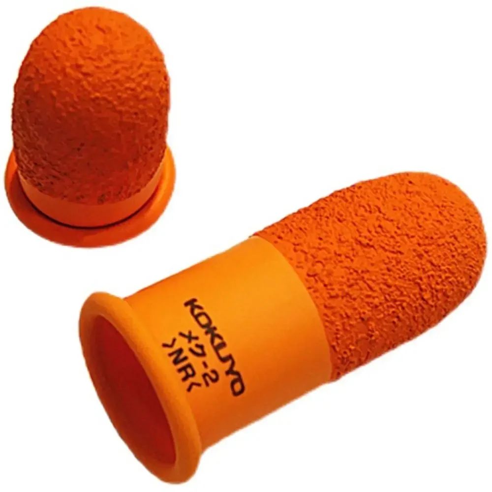 Orange Sewing Finger Protector Set Nonslip Rubber Finger Cots For Sewing Crafts And Counting 3