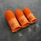 Orange Sewing Finger Protector Set Nonslip Rubber Finger Cots For Sewing Crafts And Counting 5