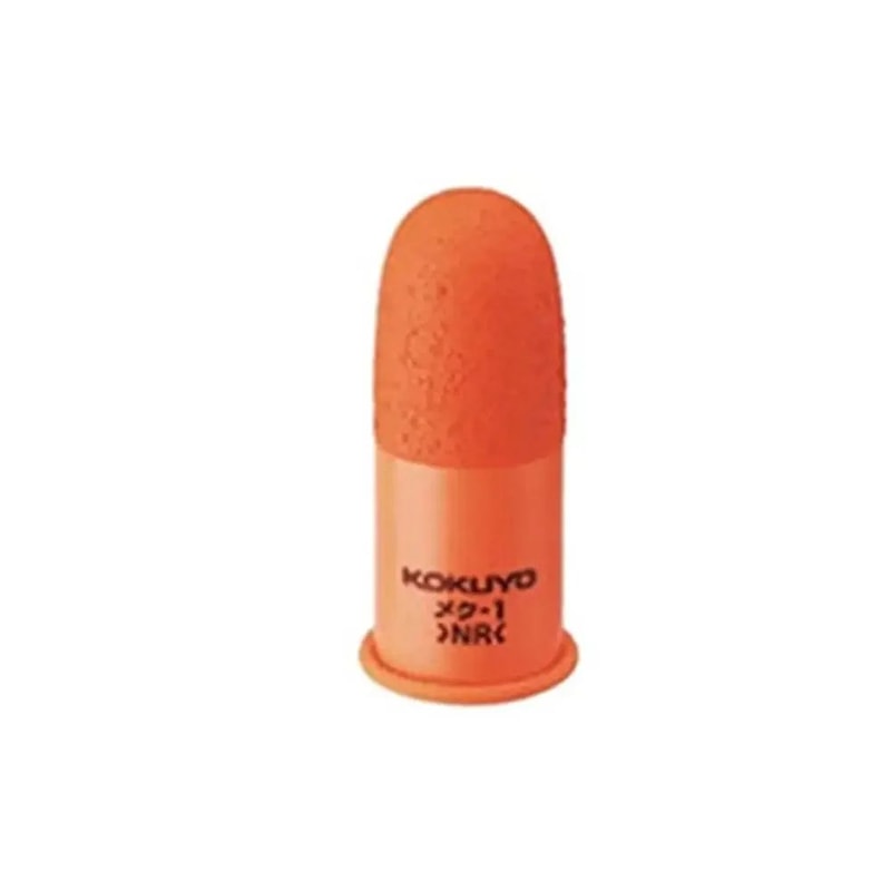 Orange Sewing Finger Protector Set Nonslip Rubber Finger Cots For Sewing Crafts And Counting 6