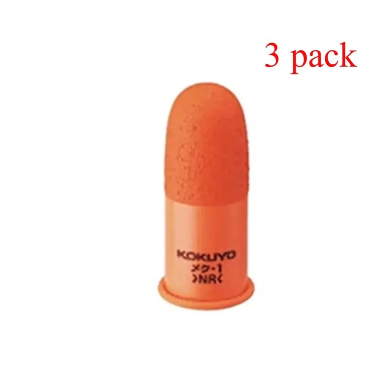 Orange Sewing Finger Protector Set Nonslip Rubber Finger Cots For Sewing Crafts And Counting 9