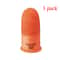 Orange Sewing Finger Protector Set Nonslip Rubber Finger Cots For Sewing Crafts And Counting 11