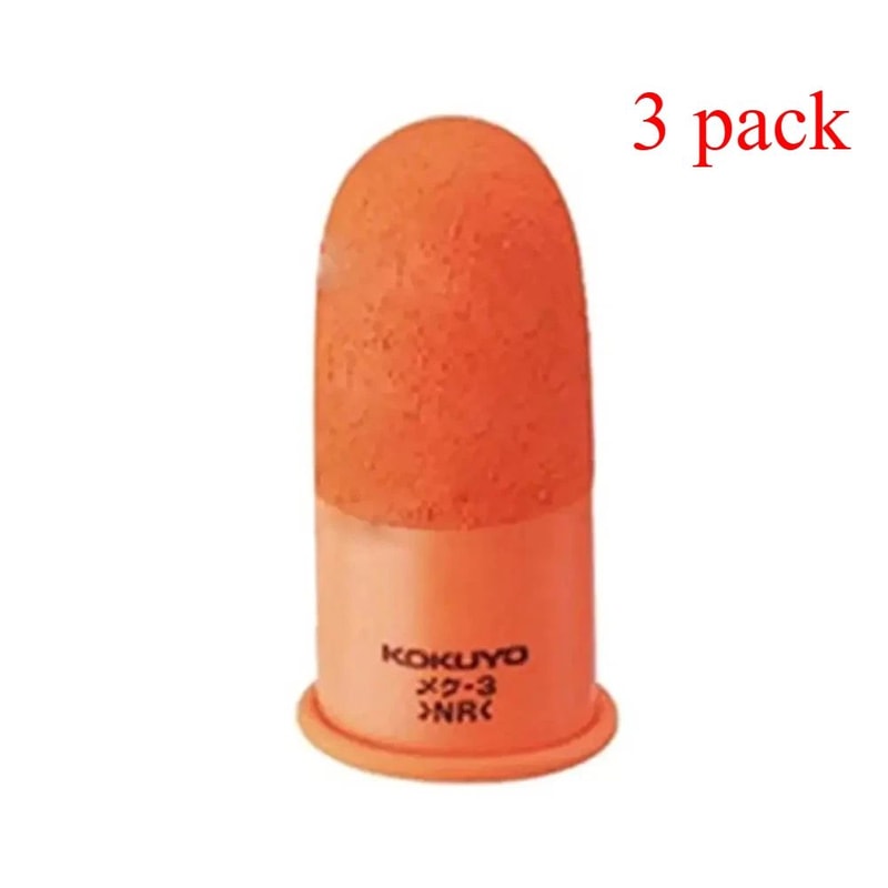 Orange Sewing Finger Protector Set Nonslip Rubber Finger Cots For Sewing Crafts And Counting 11