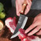 HandForged Butcher Knife Japanese Kitchen Knife For Precision Boning Meat Cutting 2