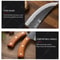 HandForged Butcher Knife Japanese Kitchen Knife For Precision Boning Meat Cutting 4