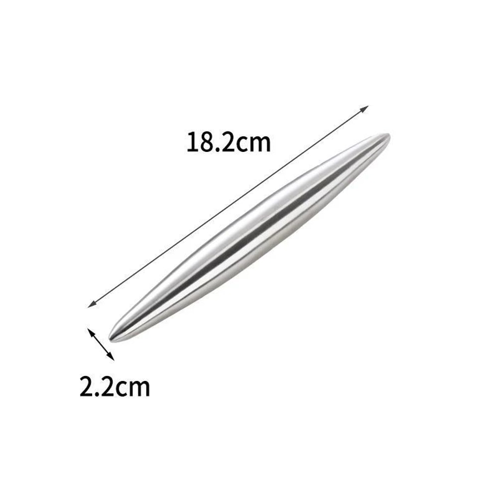 Stainless Steel Rolling Pin NonStick Dough Roller For Pastry Pizza And Dumplings 6