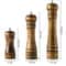 Premium Wood Pepper Grinder Set Adjustable Salt And Pepper Mill With Ceramic Core 5