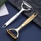 Golden Stainless Steel Vegetable Peeler With Ergonomic NonSlip Handle 5