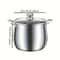 Large Capacity Stainless Steel Stock Pot For Soup Noodles Stews 3