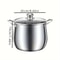 Large Capacity Stainless Steel Stock Pot For Soup Noodles Stews 3