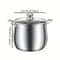 Large Capacity Stainless Steel Stock Pot For Soup Noodles Stews 4