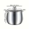 Large Capacity Stainless Steel Stock Pot For Soup Noodles Stews 5