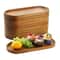 Elegant Solid Wood Japanese Dessert Snack Serving Tray 2