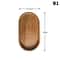 Elegant Solid Wood Japanese Dessert Snack Serving Tray 8