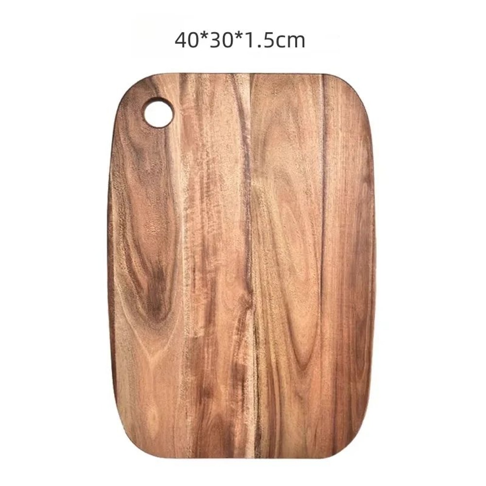 Acacia Wood Cutting Board Portable Kitchen Camping Prep Board 7