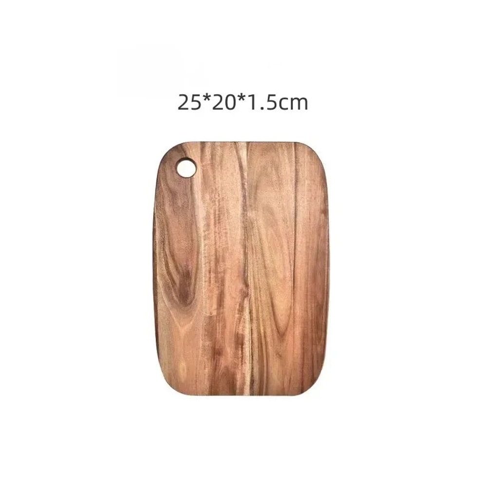 Acacia Wood Cutting Board Portable Kitchen Camping Prep Board 5