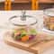 ClearView HeatResistant Glass Saucepan With Lid Dual Handles 1