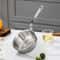 Compact Stainless Steel Mini Frying Pan Saucepan For Eggs Milk Sauces 2
