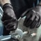 HeavyDuty Black Nitrile Gloves 8Mil Diamond Grip Disposable Work Gloves 1