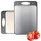 Premium Stainless Steel Cutting Board Double Sided NonPorous Kitchen Prep Board 0