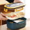 Portable Double Layer Lunch Box With Utensils FreshGuard Design 0