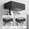 Modern Stainless Steel Toilet Paper Holder With Shelf Wipes Dispenser 2