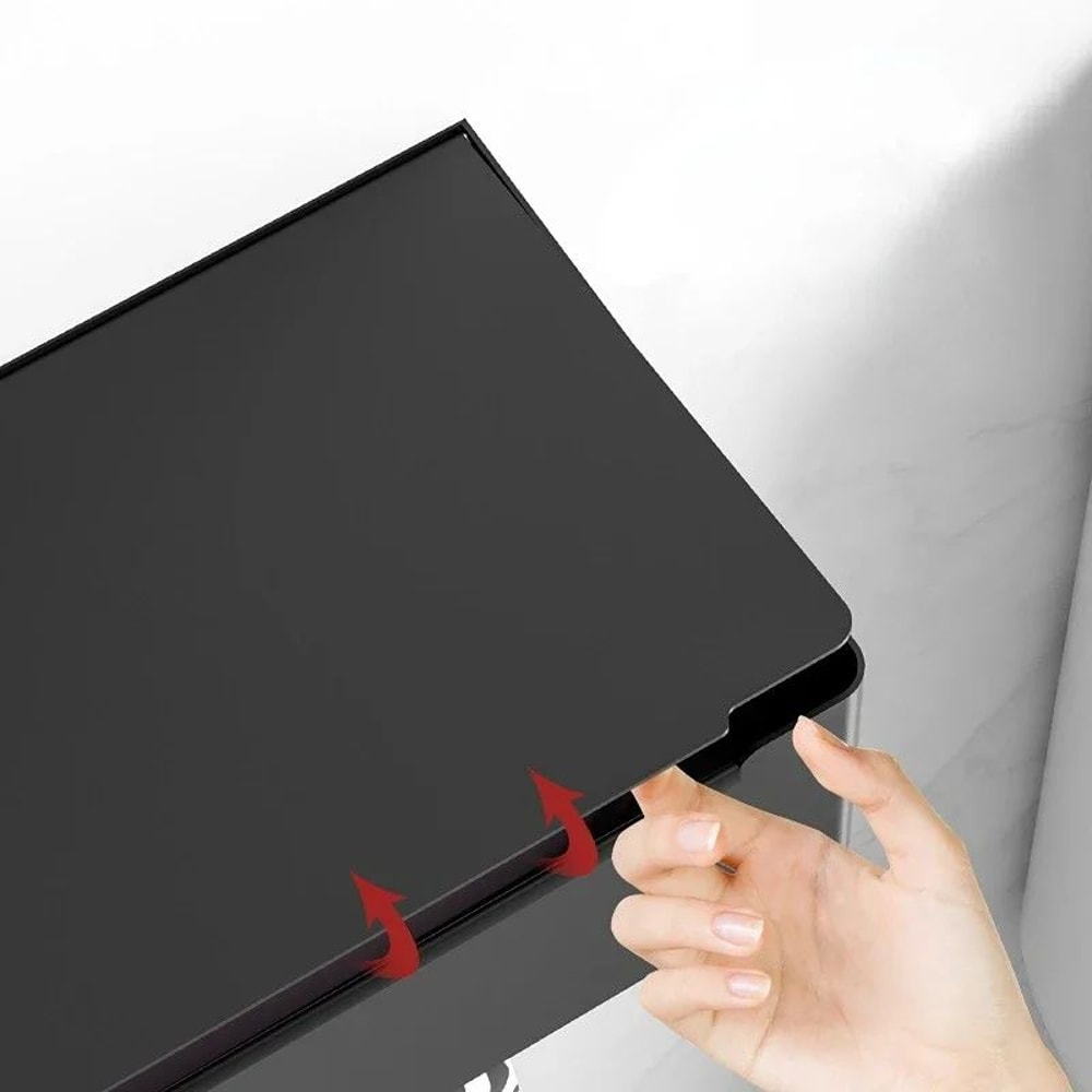 Modern Stainless Steel Toilet Paper Holder With Shelf Wipes Dispenser 4