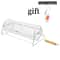 Stainless Steel Rolling BBQ Grill Basket Rotisserie Roaster 6