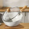 Ceramic Non Stick Pan Deep Skillet Wok For Induction And Gas Stoves 0