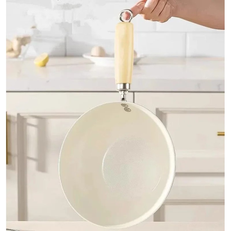 Ceramic Non Stick Pan Deep Skillet Wok For Induction And Gas Stoves 2