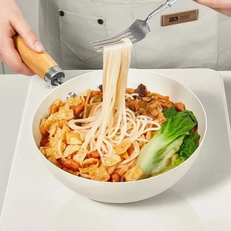 Ceramic Non Stick Pan Deep Skillet Wok For Induction And Gas Stoves 3