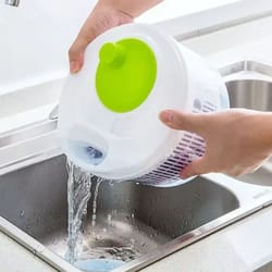 freshspin salad spinner vegetable washer & lettuce dryer