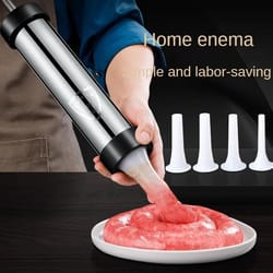 stainless steel sausage stuffer gun & jerky maker kit